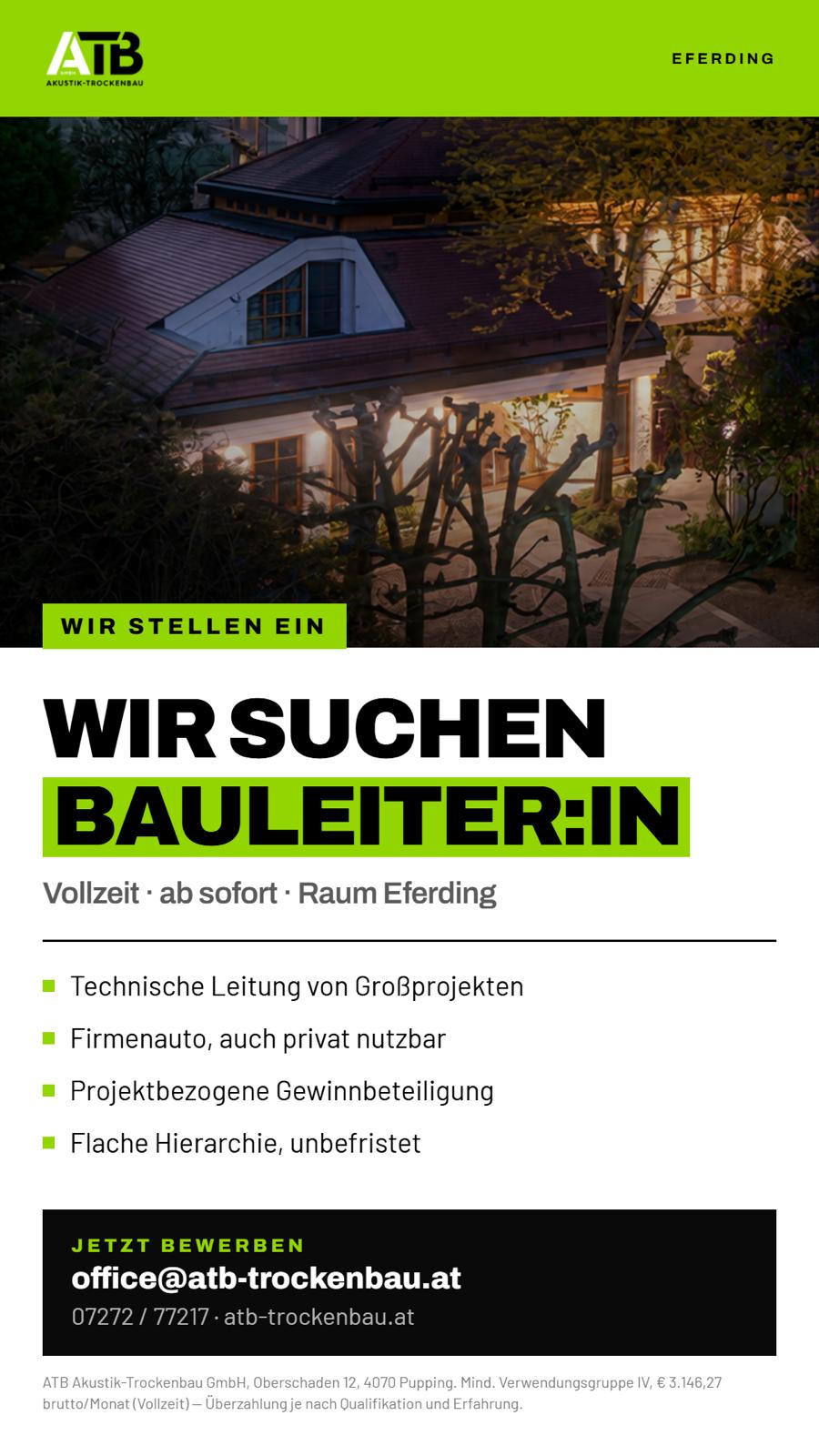 Stellenanzeige Popup